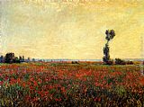 Claude Monet Poppy Landscape painting